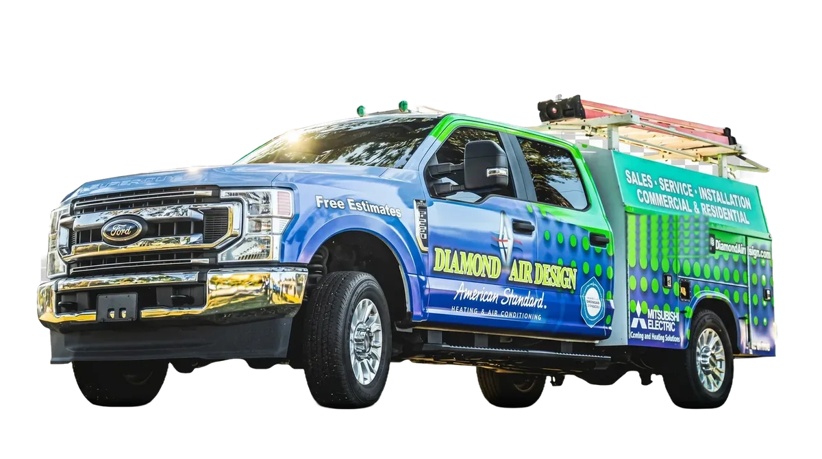 Diamond Air Design service van